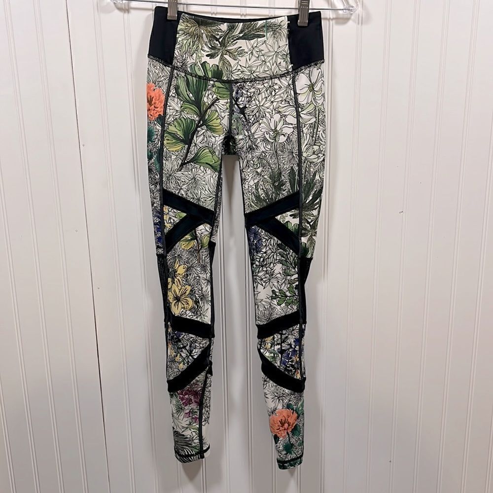 Calia fleuria floral limited edition full length leggings